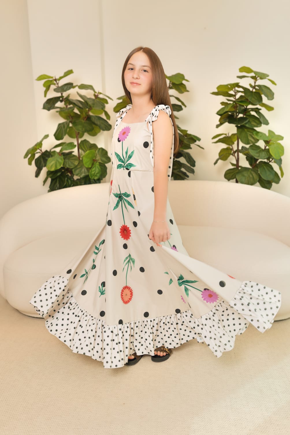 VESTIDO LARGO HOLANDA